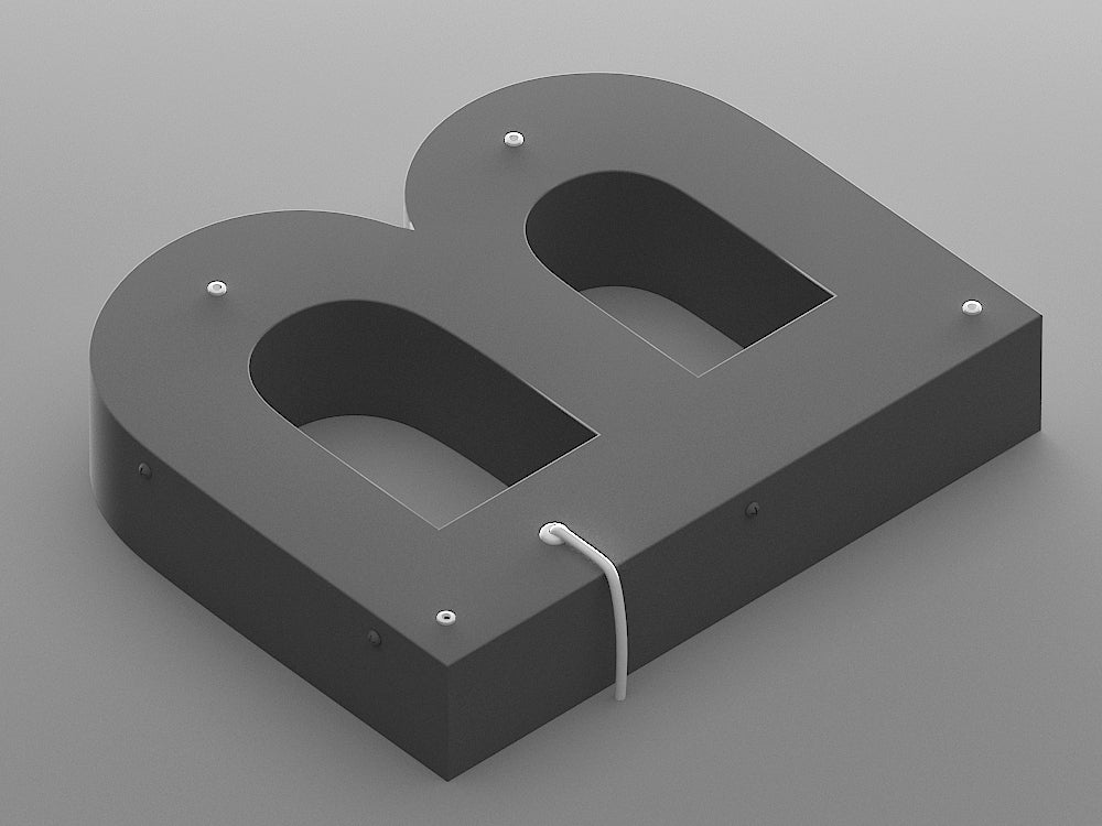 Front Lit Channel Letter with Border