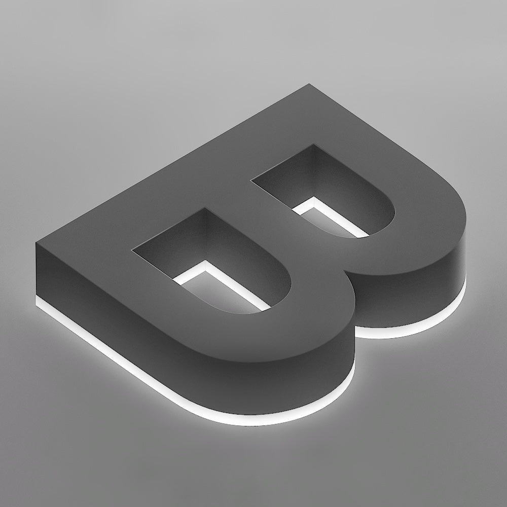 Acrylic Reverse Signage Reverse Lit Channel Letter with Visible Acrylic Return – Elephant ...